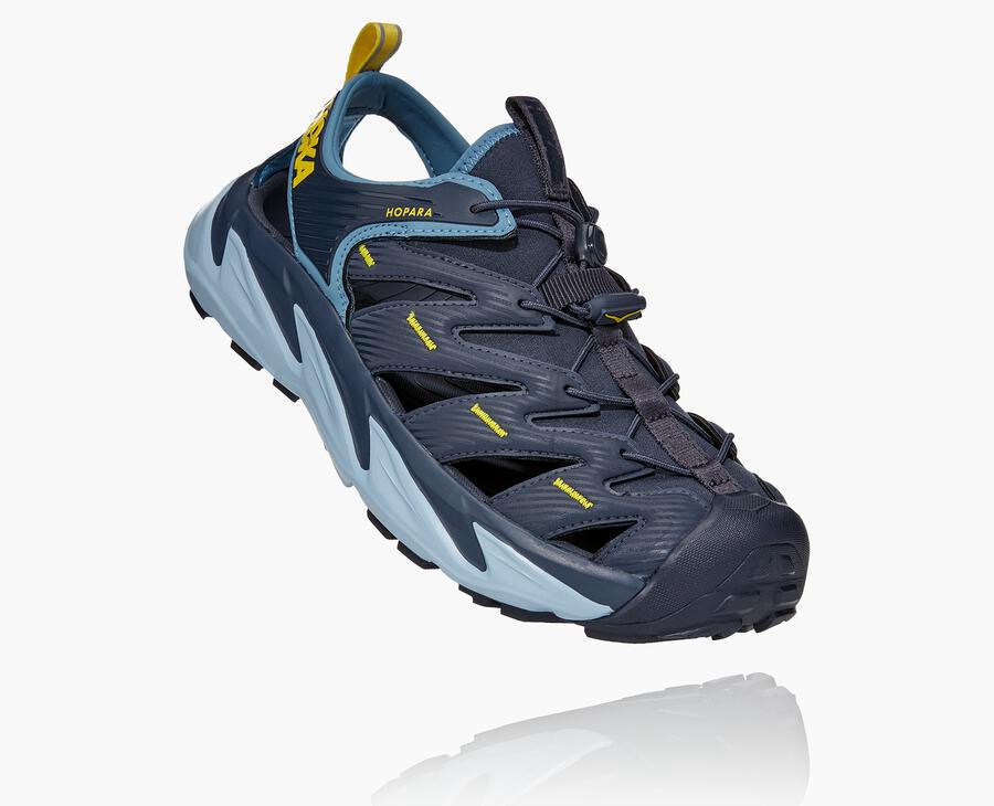 Hoka One One Mens Sandals - Hopara - Navy - BXWI89167